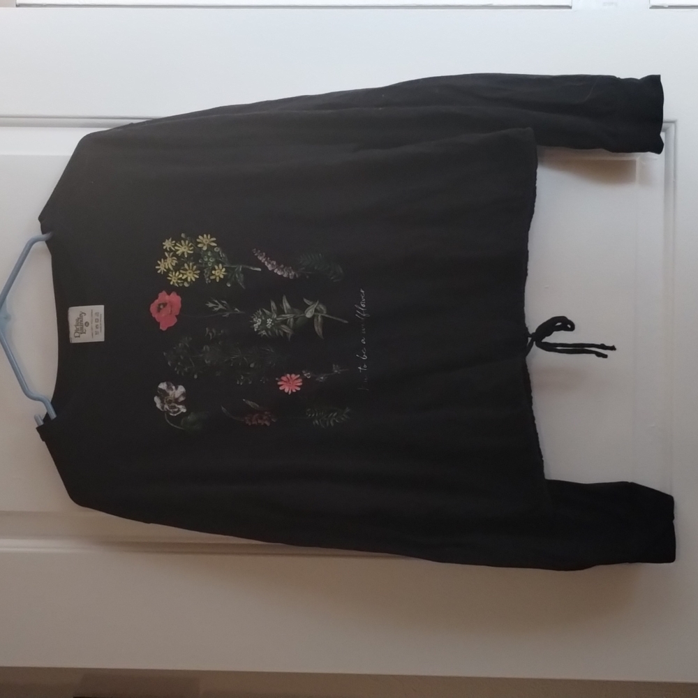 Flower print long sleeve